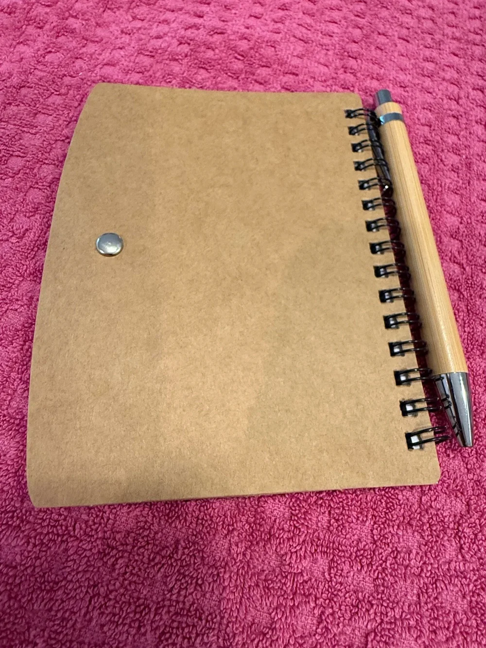 Spiral calendar note task notebook pen set inspiration quote gift